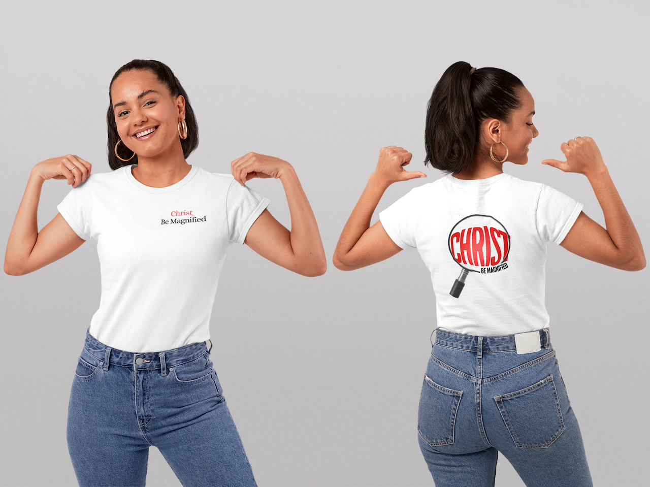 Christ Be Magnified - Unisex T-Shirt Front & Back