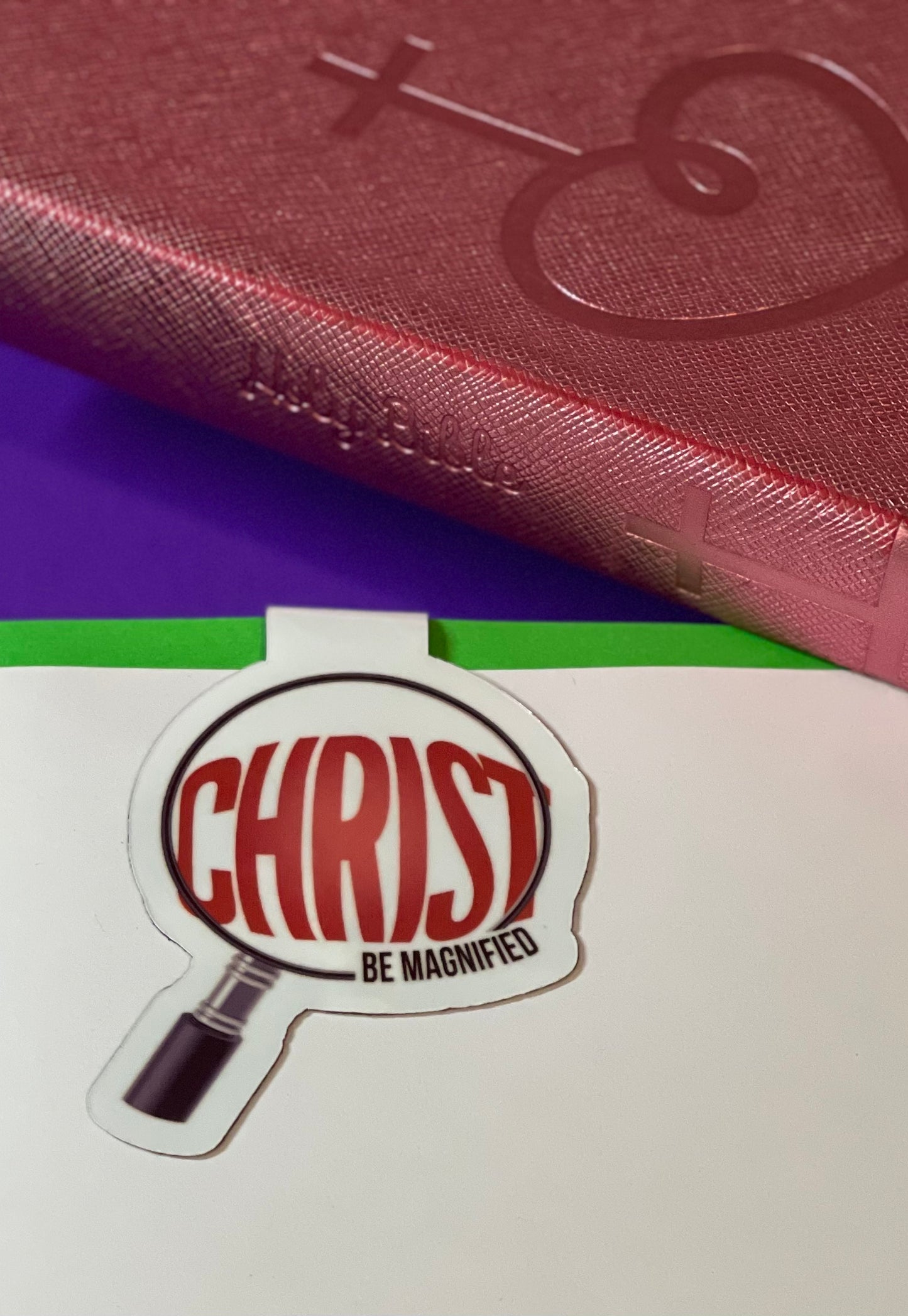 Christ Be Magnified - Magnetic Bookmark