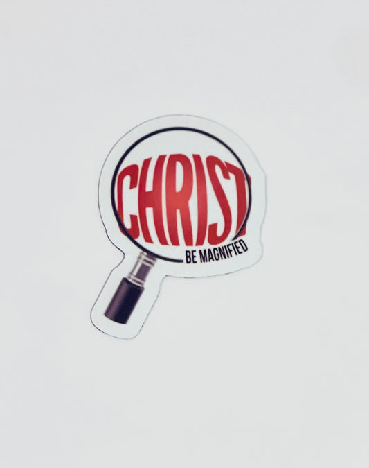 Christ Be Magnified - Magnetic Bookmark
